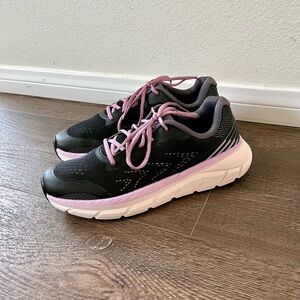 Black and Pink Athletic Sneakers size 10
